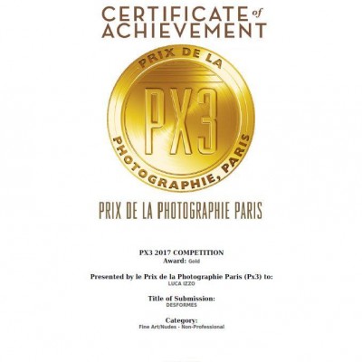 certificate px3 2017 luca izzo