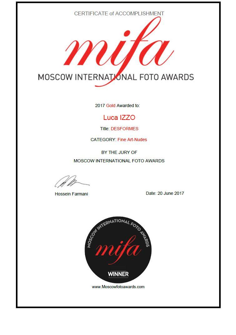 mifa certificate gold 2017